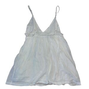 SMALL Cider Mini White Dress